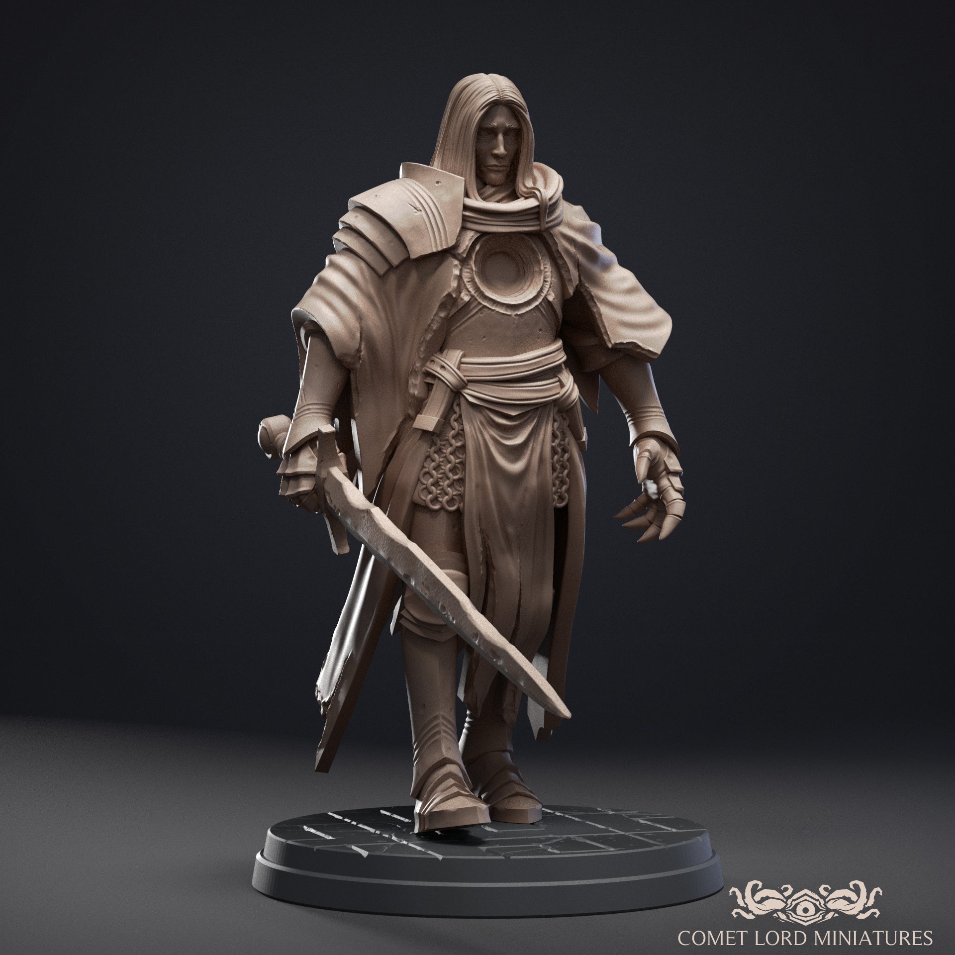Fetchling Nox, Fetchling Magus - Digital Version - Comet Lord Miniatures