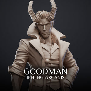 Goodman, Tiefling Arcanist - Digital Version