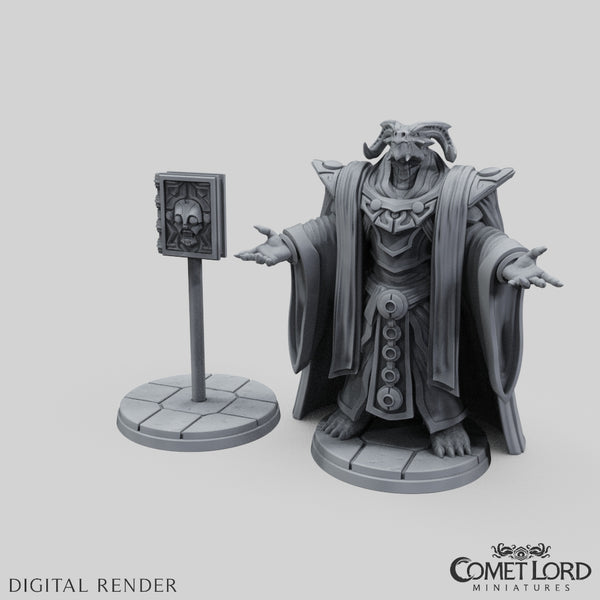 Artashir, Dragonborn Wizard & Grimoire Viridi - Physical Version