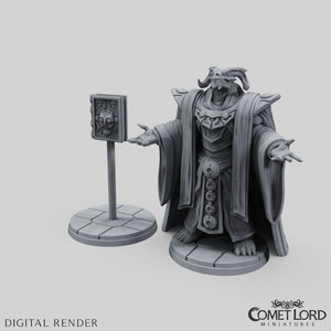 Artashir, Dragonborn Wizard & Grimoire Viridi - Physical Version