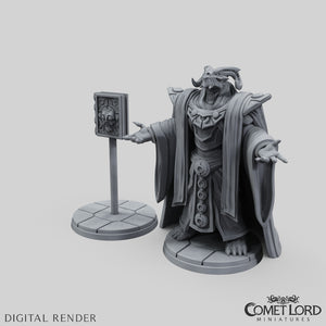 Artashir, Dragonborn Wizard & Grimoire Viridi - Physical Version