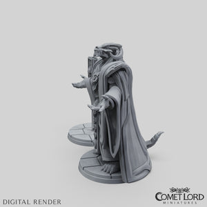 Artashir, Dragonborn Wizard & Grimoire Viridi - Physical Version