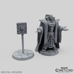 Artashir, Dragonborn Wizard & Grimoire Viridi - Physical Version