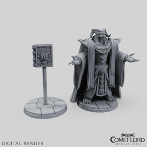 Artashir, Dragonborn Wizard & Grimoire Viridi - Physical Version