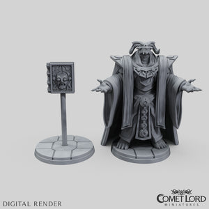 Artashir, Dragonborn Wizard & Grimoire Viridi - Physical Version