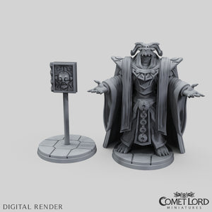 Artashir, Dragonborn Wizard & Grimoire Viridi - Physical Version