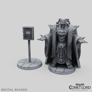 Artashir, Dragonborn Wizard & Grimoire Viridi - Physical Version