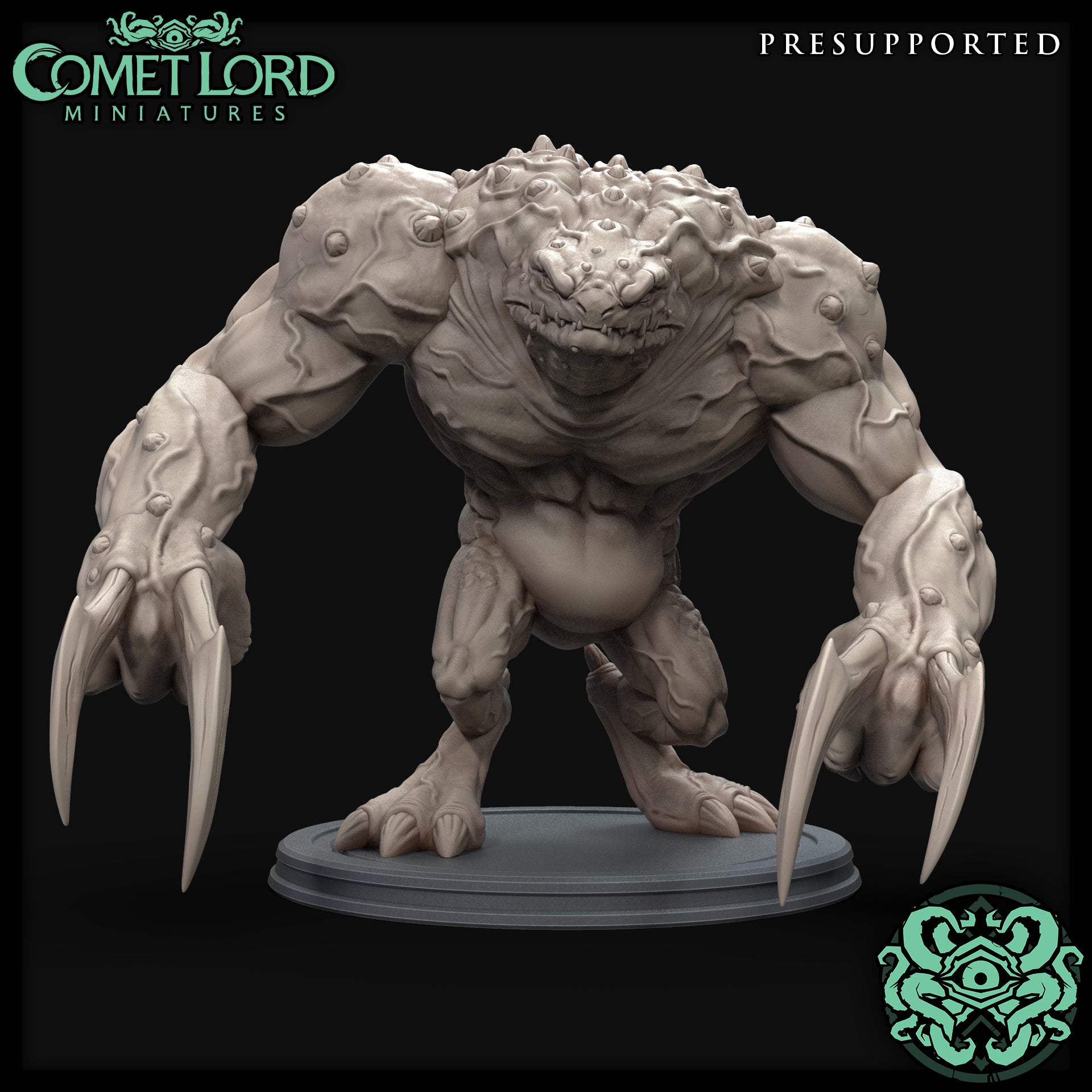 Blue Chaostoad - Digital Version - Comet Lord Miniatures