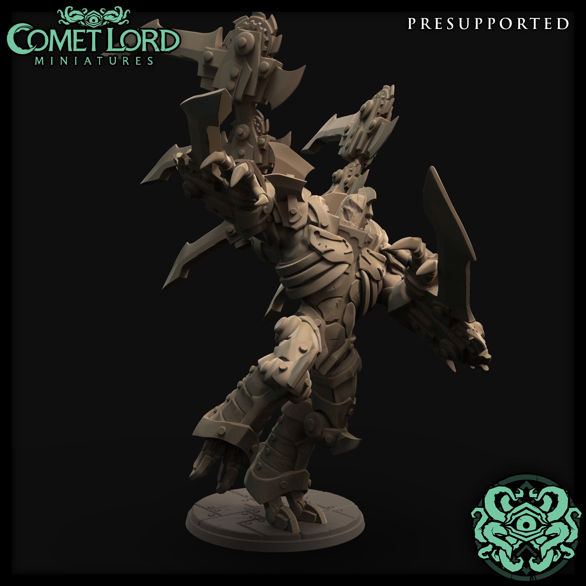 Rendr, The Bladed Forgeborn - Digital Version - Comet Lord Miniatures