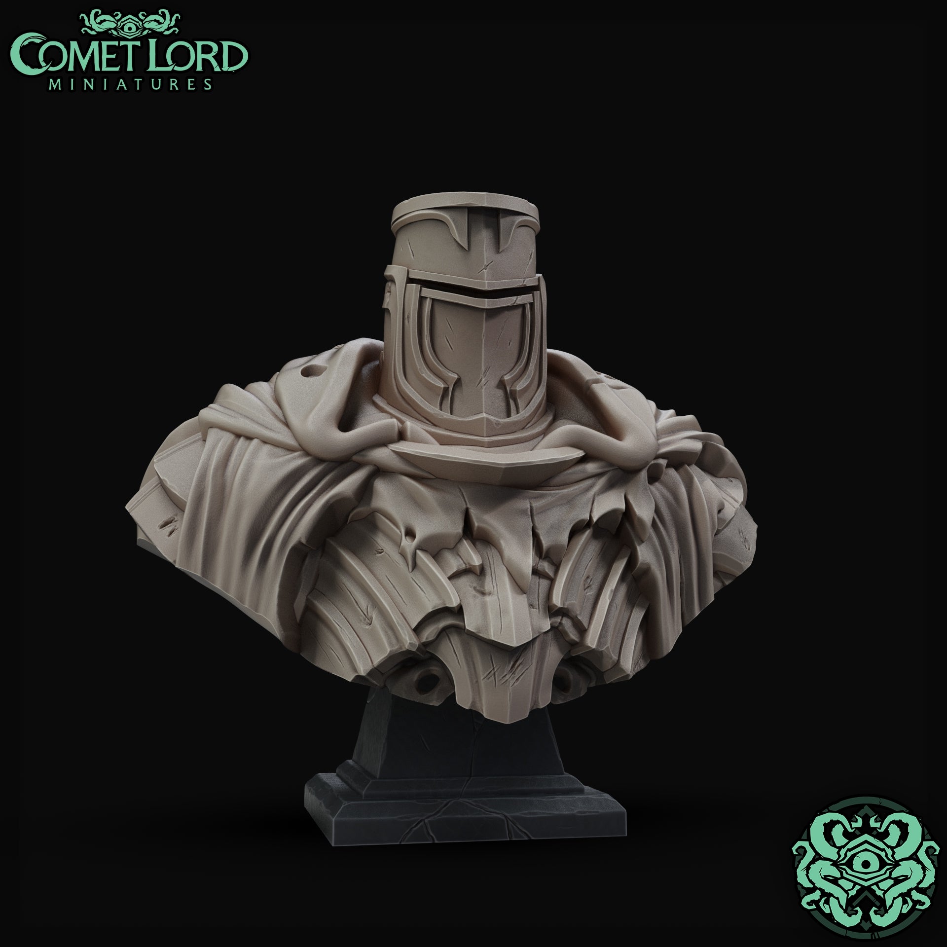 Wolfram, The Death Knight - Digital Version - Comet Lord Miniatures