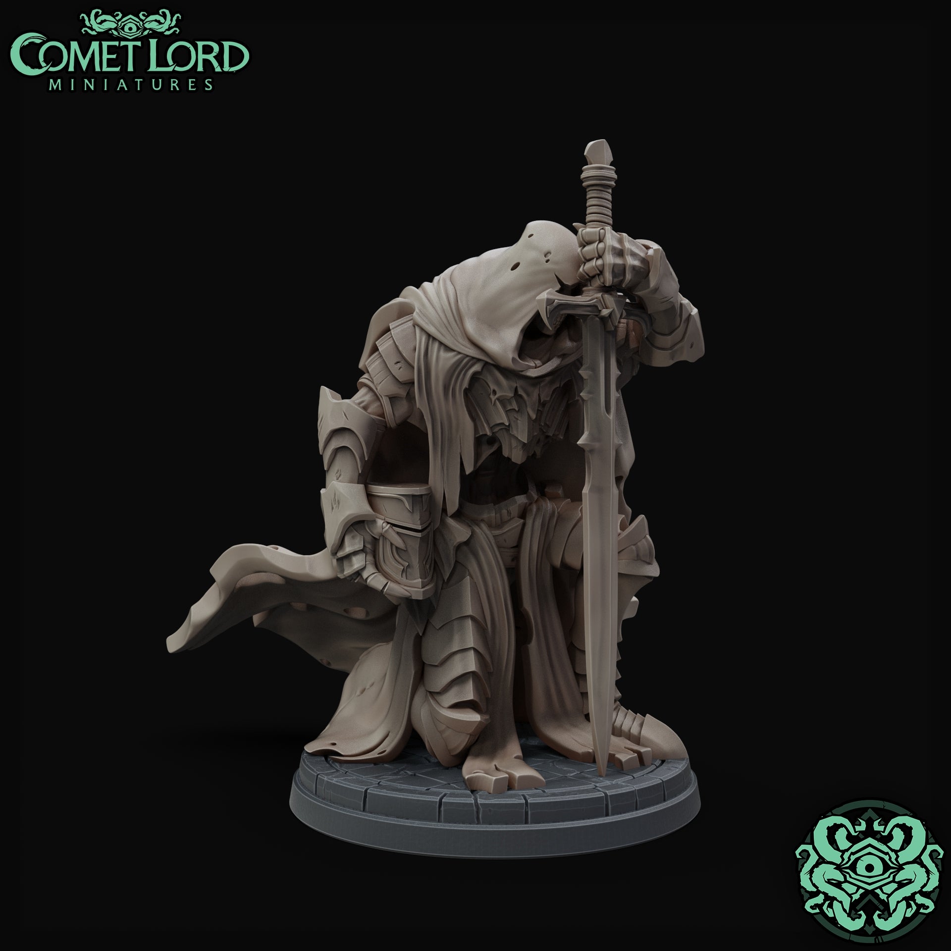 Wolfram, The Death Knight - Digital Version - Comet Lord Miniatures