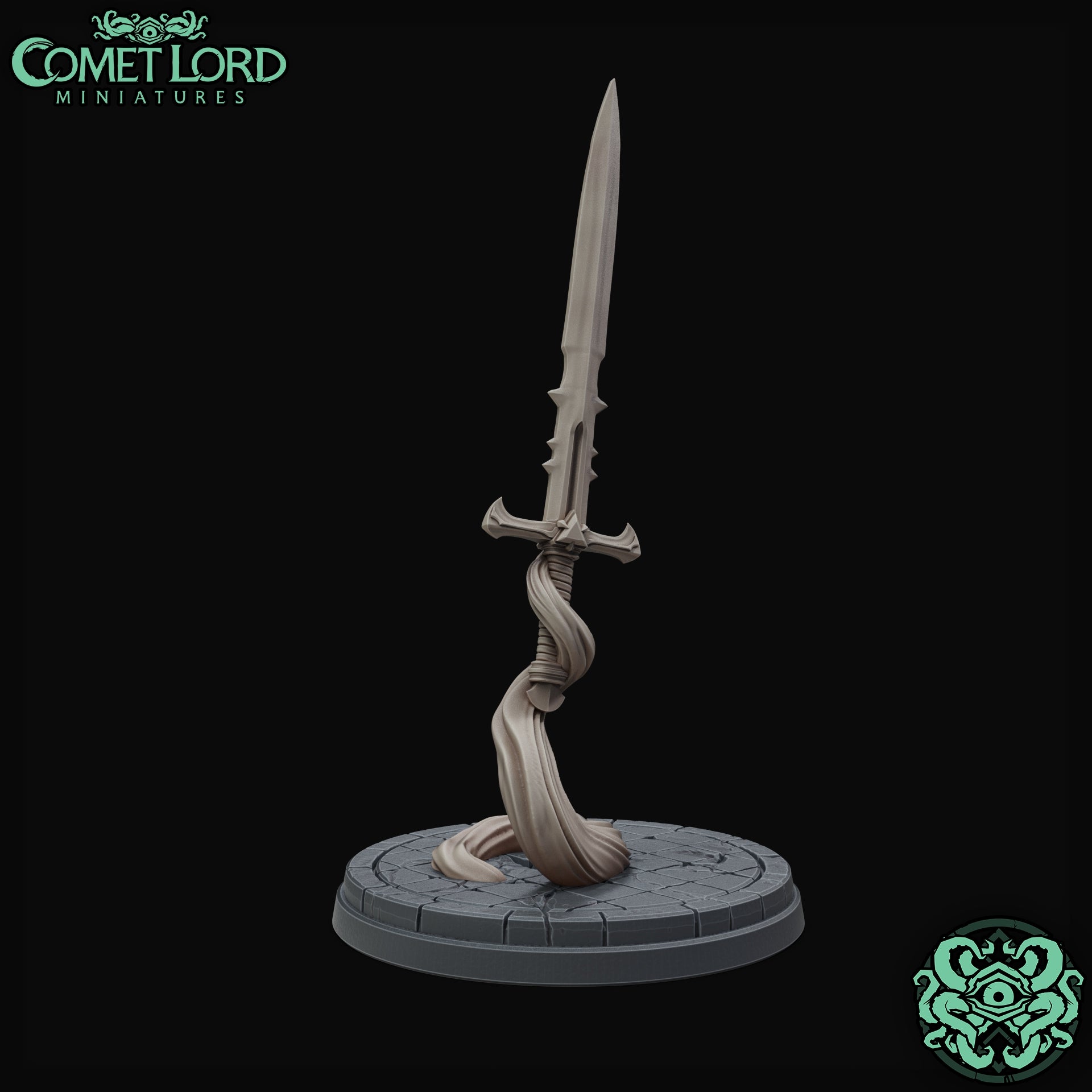 Wolfram, The Death Knight - Digital Version - Comet Lord Miniatures