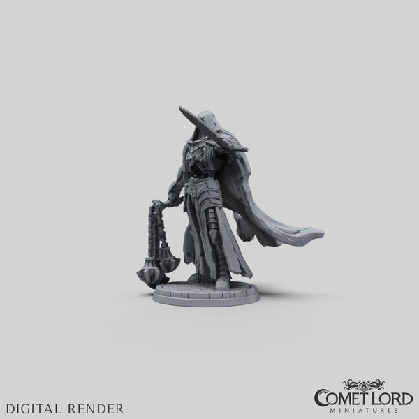 Wolfram, The Death Knight - Physical Version - Comet Lord Miniatures
