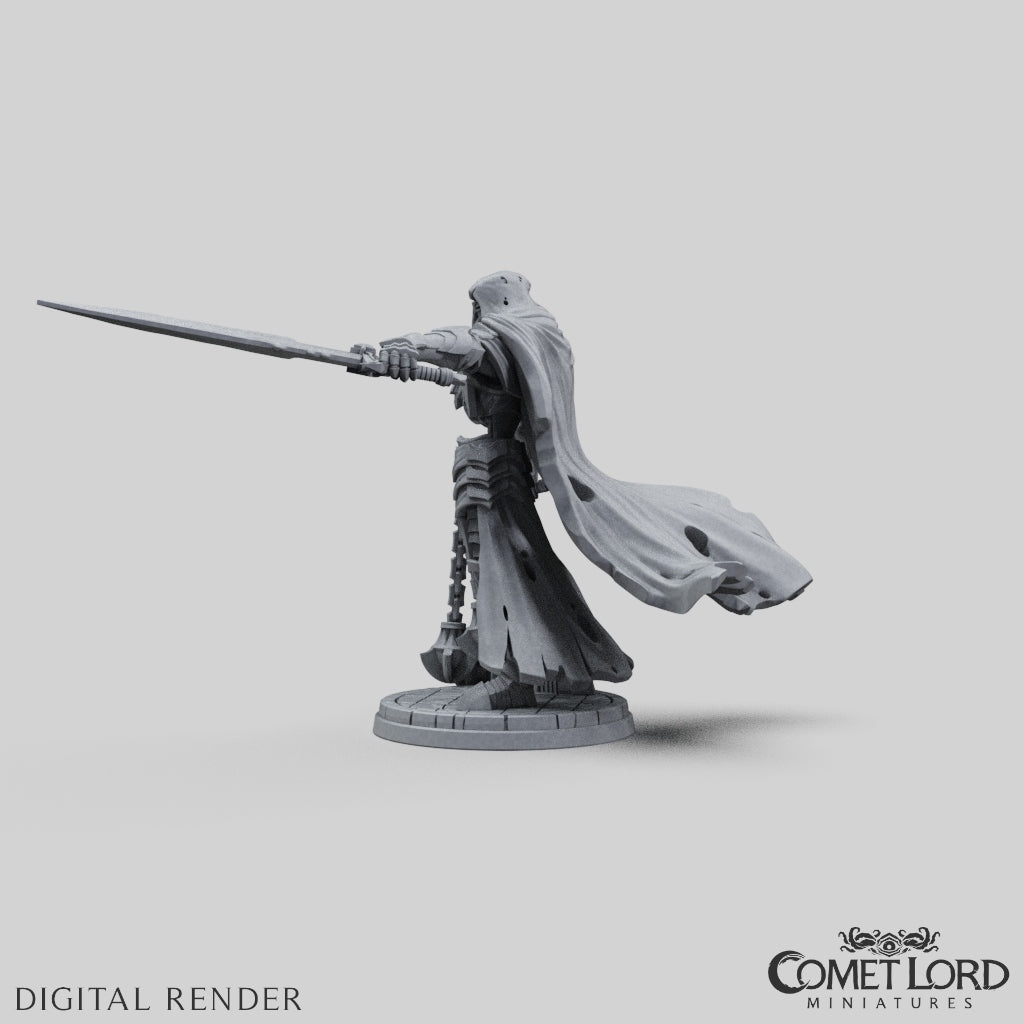 Wolfram, The Death Knight - Physical Version - Comet Lord Miniatures