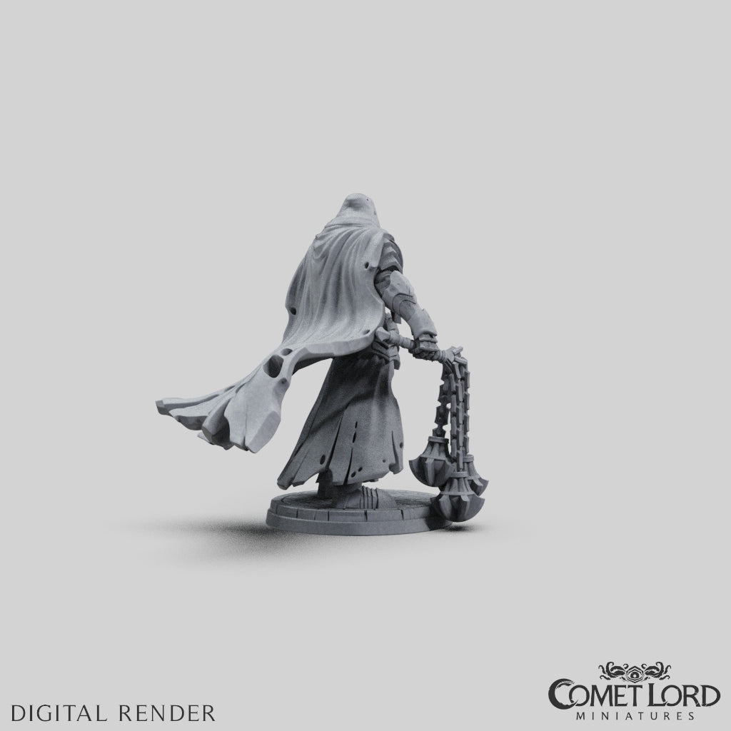 Wolfram, The Death Knight - Physical Version - Comet Lord Miniatures