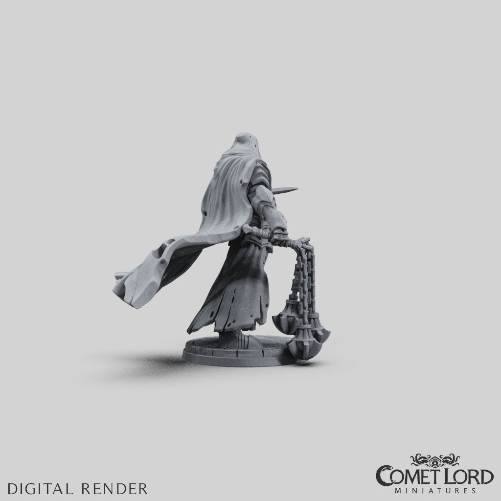 Wolfram, The Death Knight - Physical Version - Comet Lord Miniatures