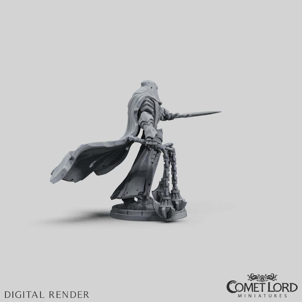 Wolfram, The Death Knight - Physical Version - Comet Lord Miniatures