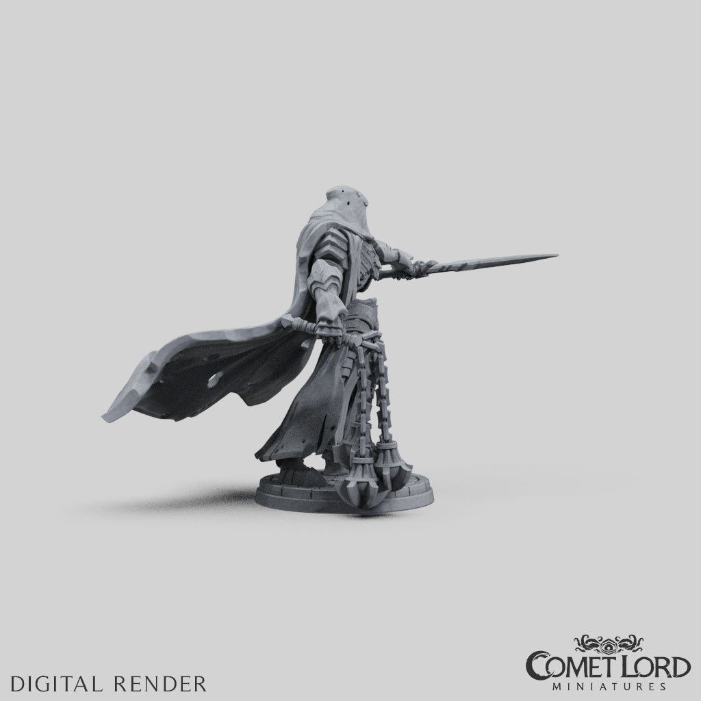 Wolfram, The Death Knight - Physical Version - Comet Lord Miniatures