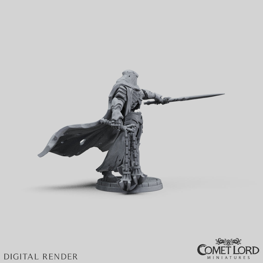 Wolfram, The Death Knight - Physical Version - Comet Lord Miniatures