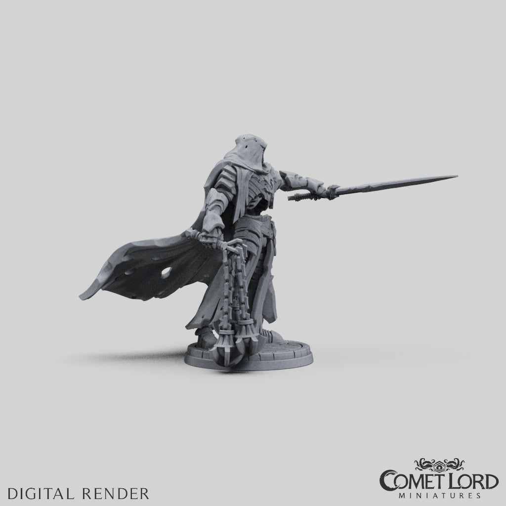Wolfram, The Death Knight - Physical Version - Comet Lord Miniatures