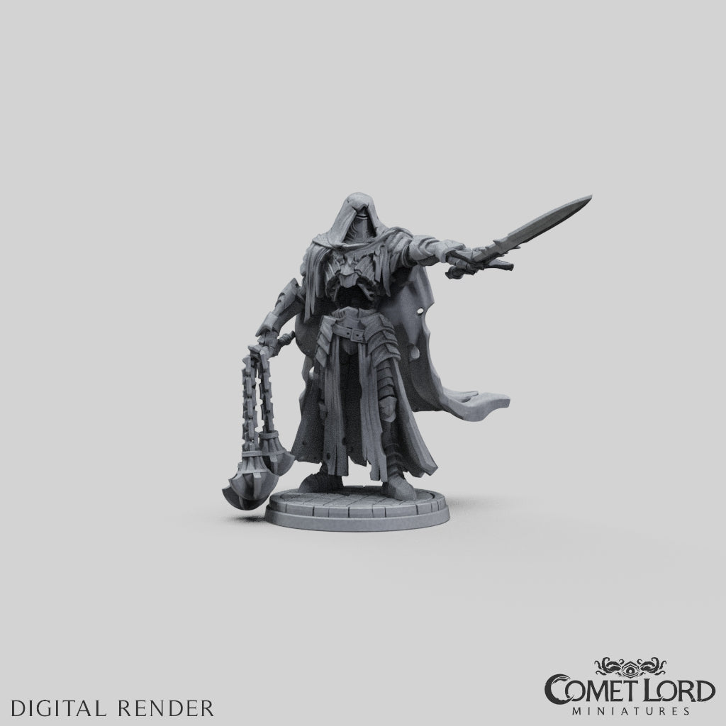 Wolfram, The Death Knight - Physical Version - Comet Lord Miniatures